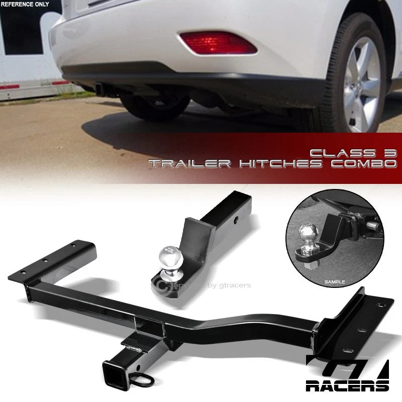 Class 3 Trailer Hitch Receiver w/2" Ball Bumper Mount 2010-2015 Rx350/Rx450H