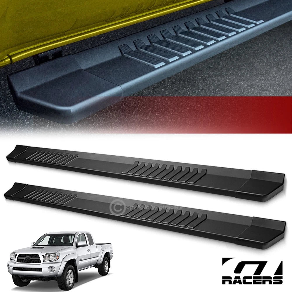 2005-2022 Toyota Tacoma Access Cab 6" Matte Black OE Aluminum Running Boards