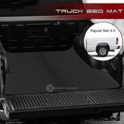 1999-2007 Silverado/Sierra 6.5 Ft Rubber Truck Bed Floor Mat Carpet Liner V2