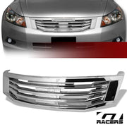 2008-2010 Accord 4 Door Chrome MU Style Front Hood Bumper Grill Grille Guard