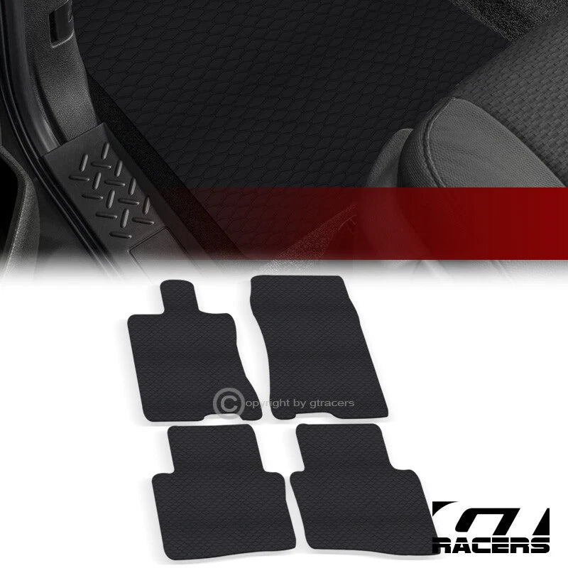 2014-2020 Acura RLX Honeycomb HEX Rubber All Weather Floor Mats Carpets 4pc