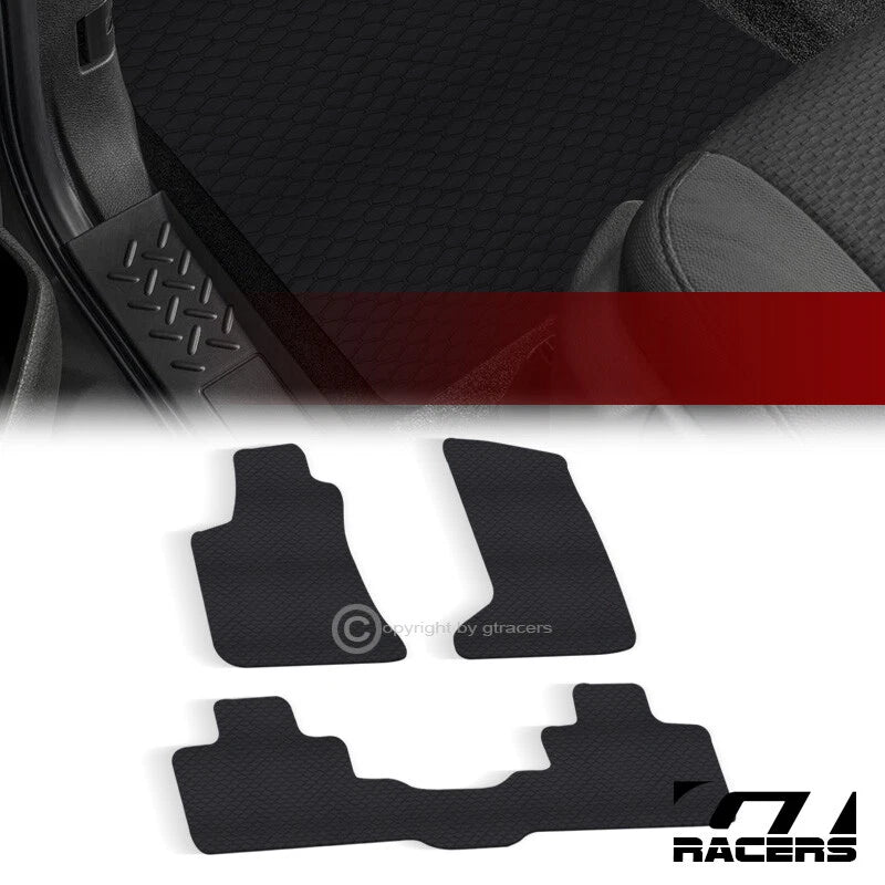 2011-2021 Charger/300 RWD Honeycomb HEX Rubber All Weather Floor Mats Carpet