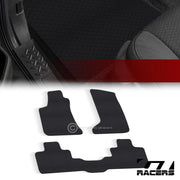 2011-2021 Charger/300 RWD Honeycomb HEX Rubber All Weather Floor Mats Carpet