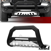 2010-2024 Toyota 4Runner Matte Black/SS Skid AVT Aluminum LED Bull Bar Guard