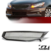 2011-2012 Honda Accord Sedan Black R Aluminum Mesh Front Bumper Grill Grille