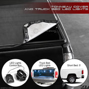 2015-2022 Colorado/Canyon Crew 5' Short Bed Snap-On Tonneau Cover+LED Lights