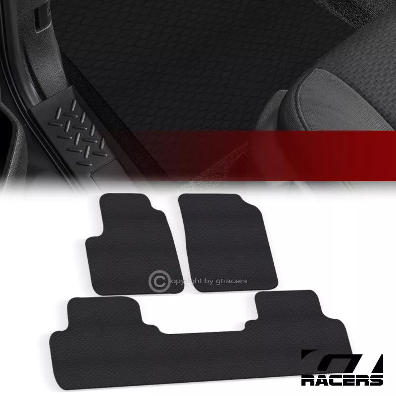 2015-2022 Colorado/Canyon Extended Honeycomb Rubber All Weather Floor Mat 3p
