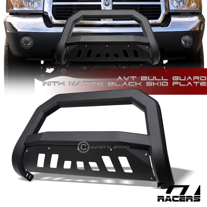 2005-2011 Dakota/2006-2009 Raider Matte Blk AVT Edge Bull Bar Bumper Guard