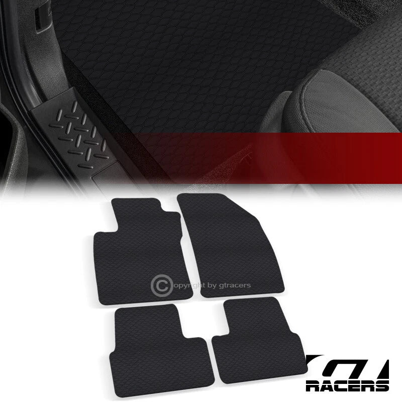 2016-2019 Chevy Volt Honeycomb HEX Rubber All Weather Floor Mats Carpets 4pc