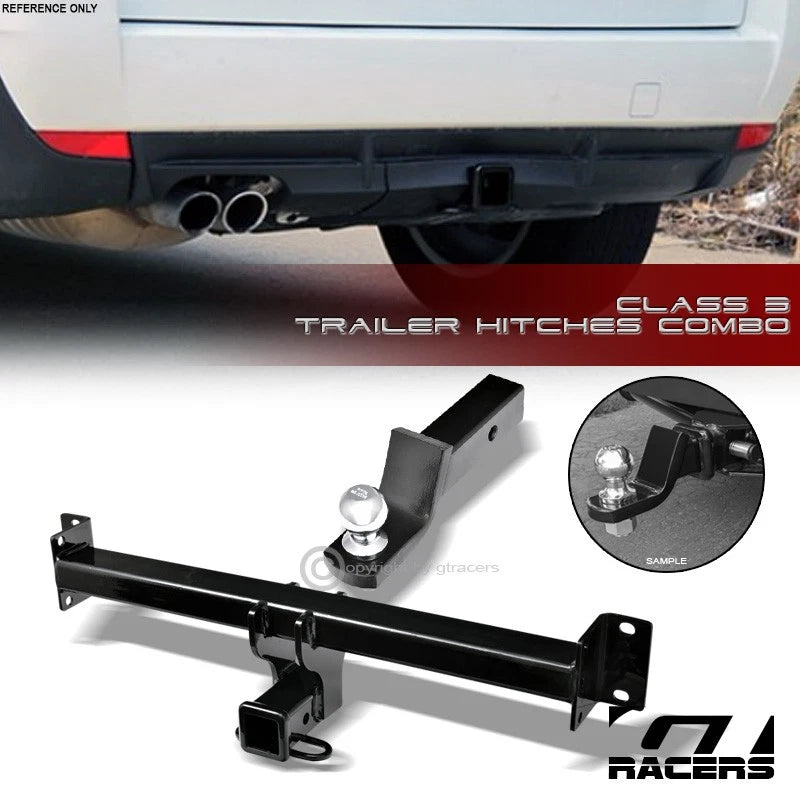 Class 3 Trailer Hitch Receiver+2" Ball Bumper Mount 2004-2010 Bmw E83 X3 Suv