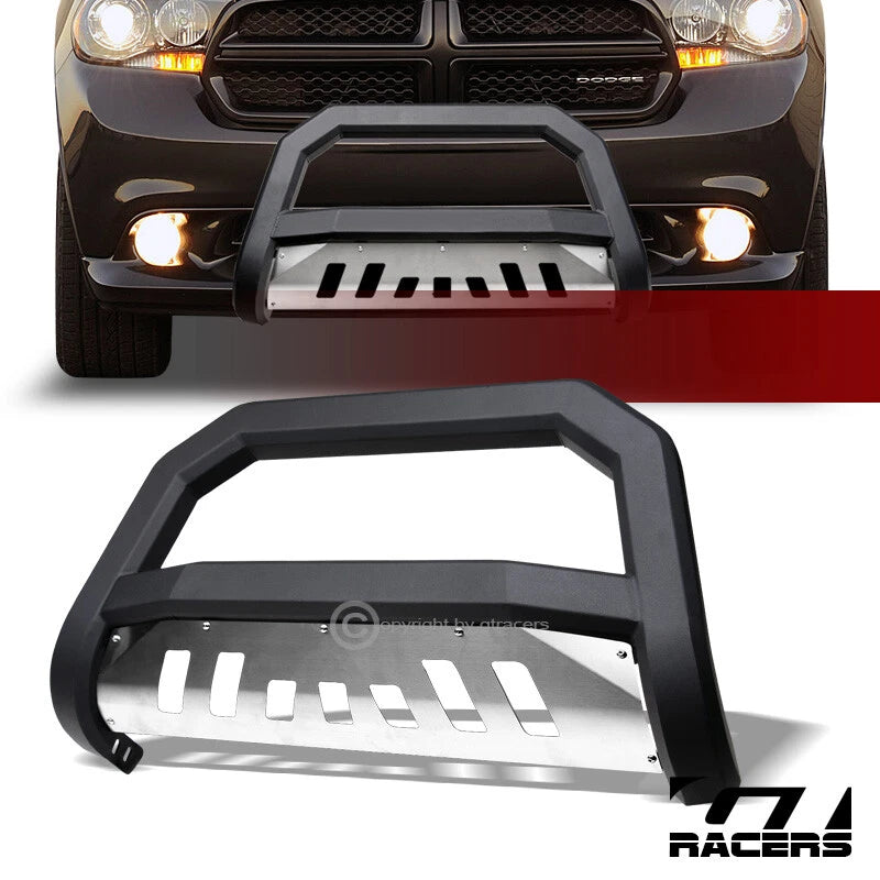 2011-2013 Durango/Grand Cherokee Matte Black AVT Bull Bar Bumper Guard Skid