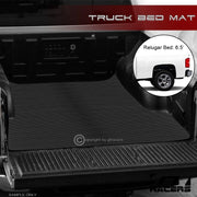 2007-2018 Silverado/Sierra 6.5 Ft Rubber Truck Bed Floor Mat Carpet Liner V2