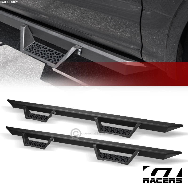 2005-2023 Tacoma Double/Crew Modular Drop Step Nerf Bars Board - Matte Black