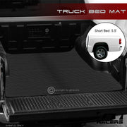 2000-2011 Dakota 5.5 Ft Short Cab Rubber Truck Bed Floor Mat Carpet Liner V2