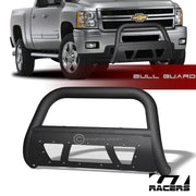 2007-2010 Silverado/Sierra Hd Matte Black Studded Mesh Bull Bar Bumper Guard