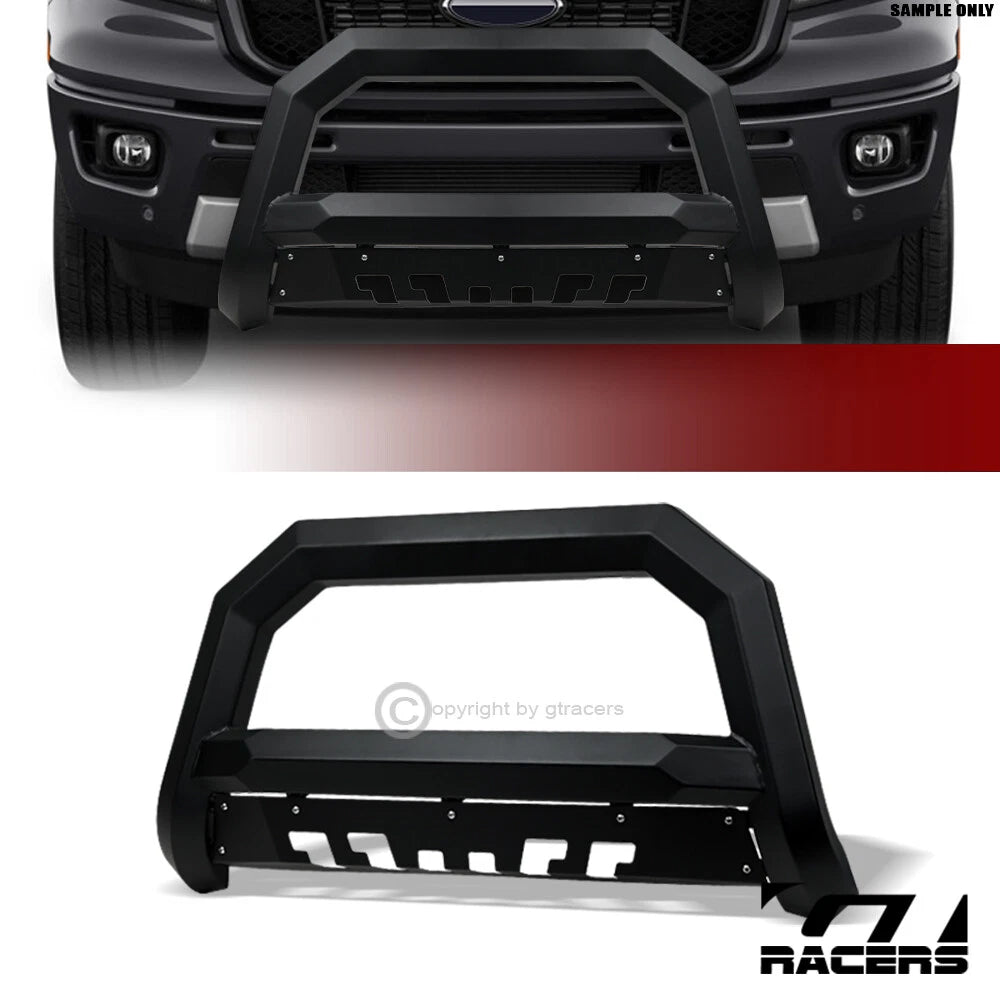 2019-2023 Ranger Matte Black AVT Angular Bull Bar Push Bumper Grille Guard