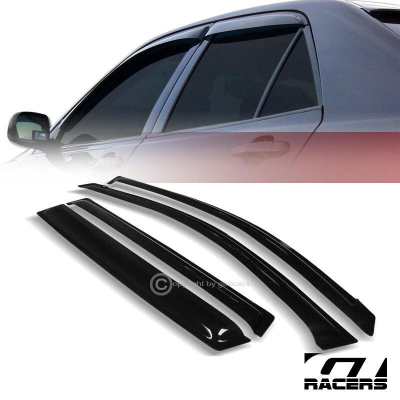 Sun/Rain/Wind Guard Shade Deflector Window Visors 4pc 2006-2012 Toyota Rav4