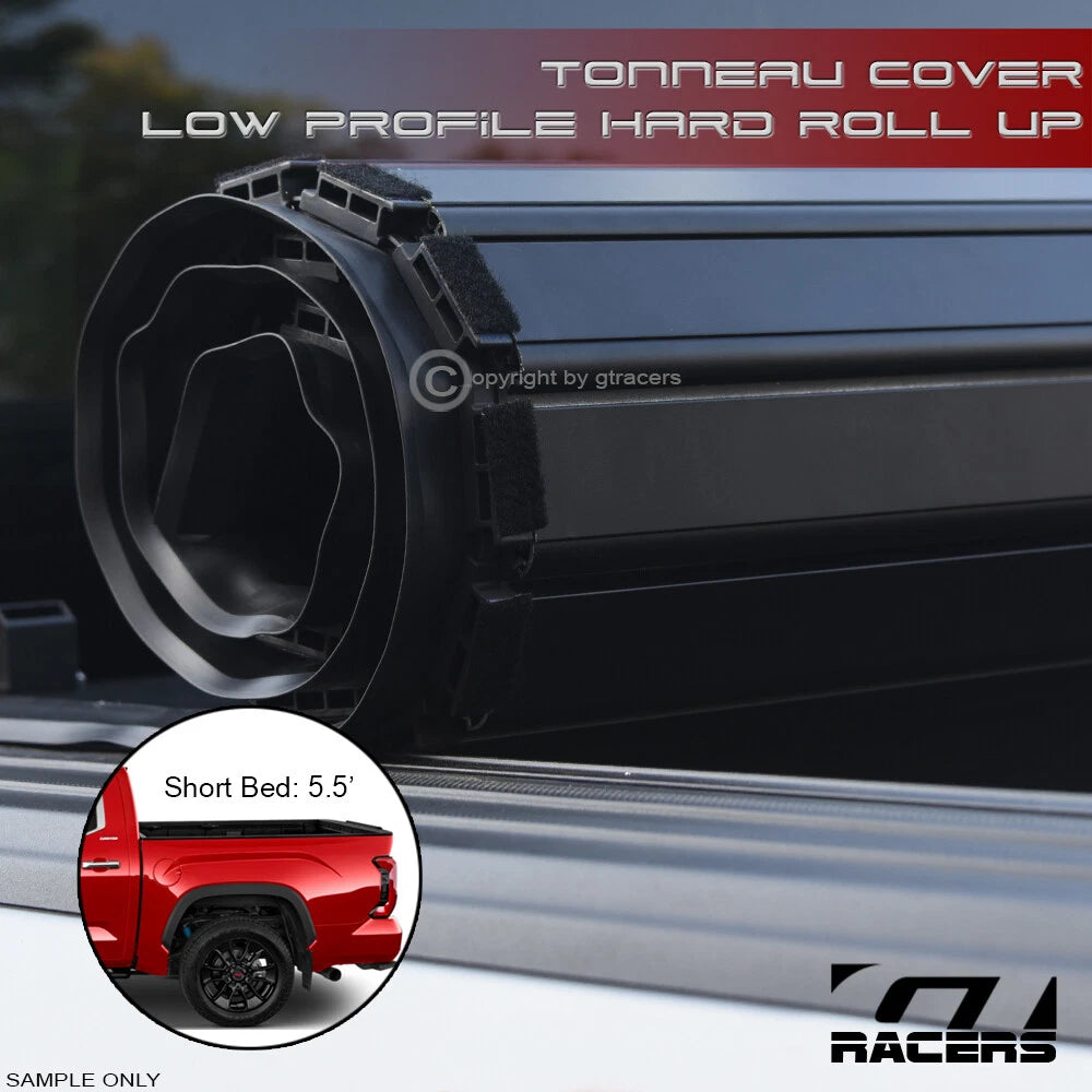 2022-2023 Tundra 5.5 Ft Short Bed Lo Pro Aluminum Hard Roll-Up Tonneau Cover