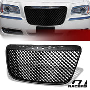 2011-2014 Chrysler 300 300C Matte Black Mesh Front Bumper Grill Grille Guard