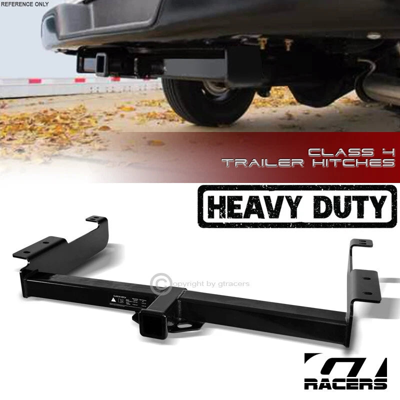 1996-2021 GMC Savana Class 4 Black Trailer Hitch Receiver Rear Bumper Tow 2"