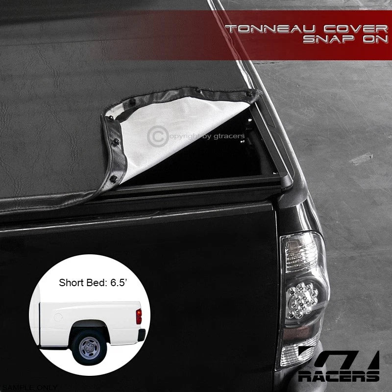 2005-2011 Dodge Dakota/2006+ Raider 6.5 Ft Bed Snap-On Vinyl Tonneau Cover