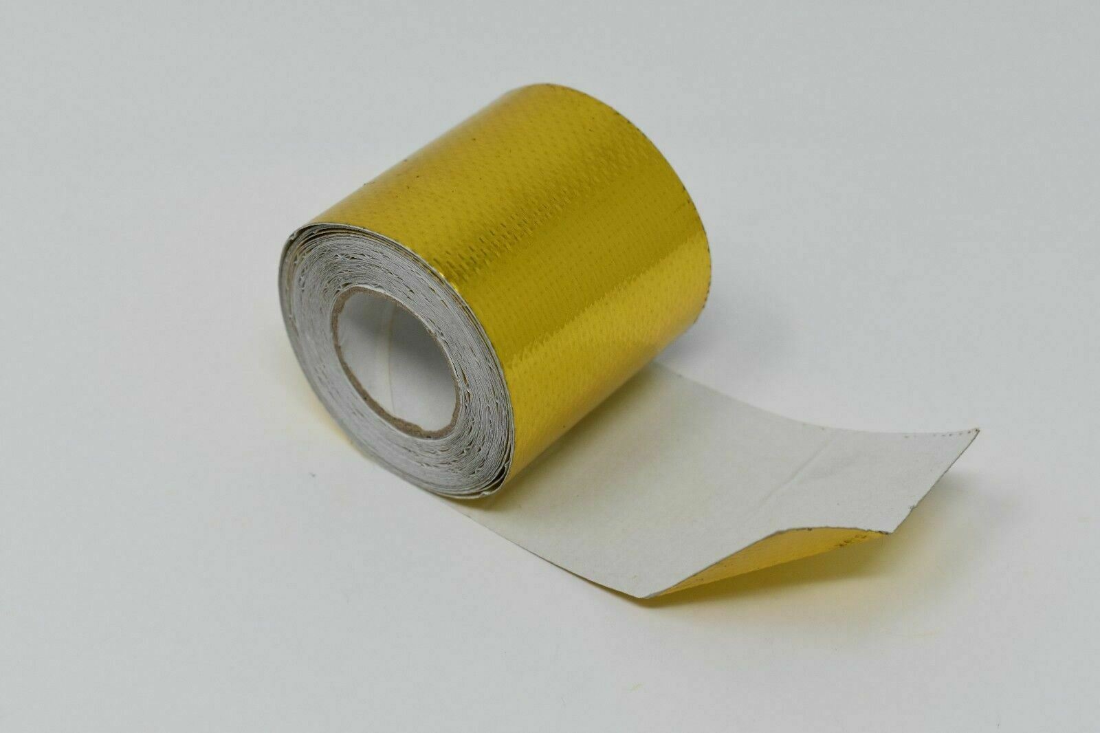 Gold Reflective Thermal Heat Shield Tape Protection 2''x15' Roll Turbo Engine