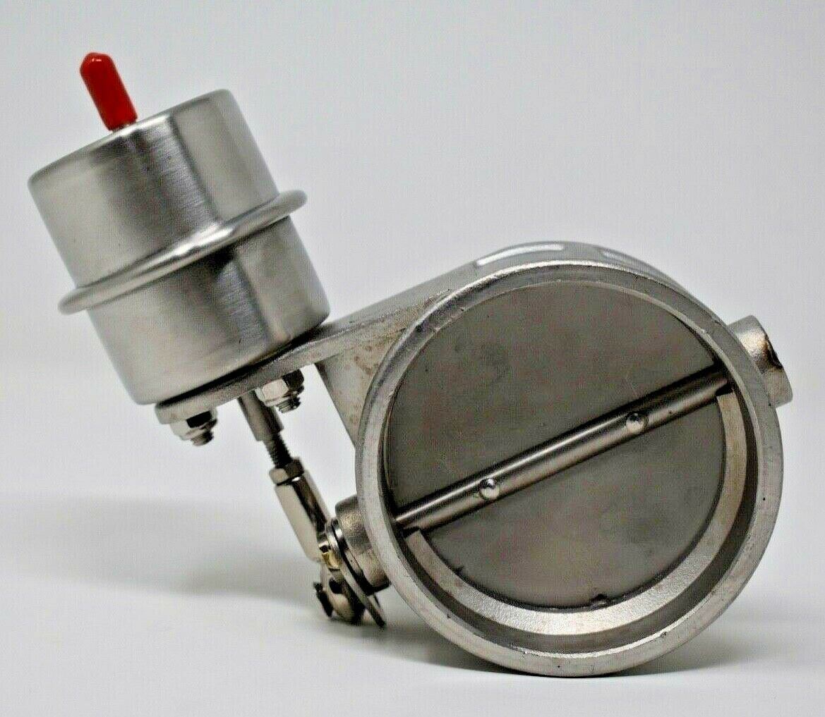 3" Inch Exhaust Control Valve Boost Actuated Closed Cutout Downpipe Steel