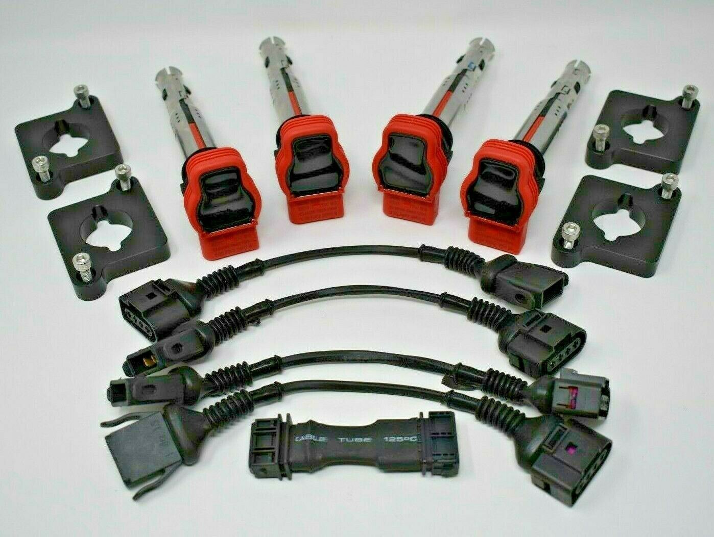 Audi 2.0T Coil Conversion ICM Bypass Kit R8 Coilpack Plates (97-99.5 1.8T) B5 A4