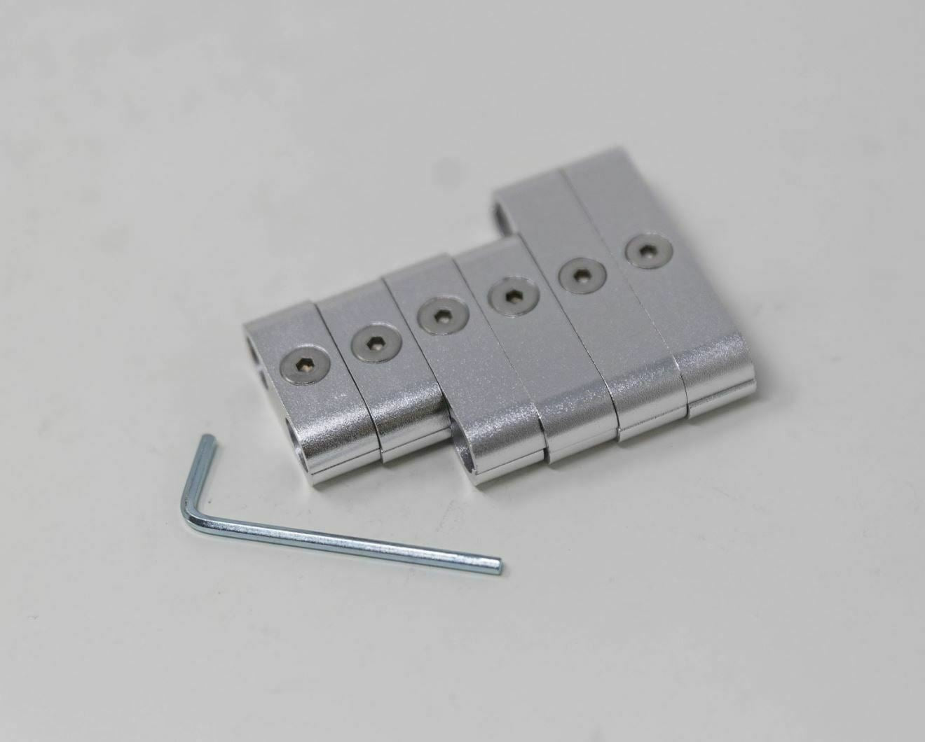 Spark Plug Wire Separators Dividers Looms Chevy Mopar 7mm 8mm 9.5mm Silver 🇺🇸