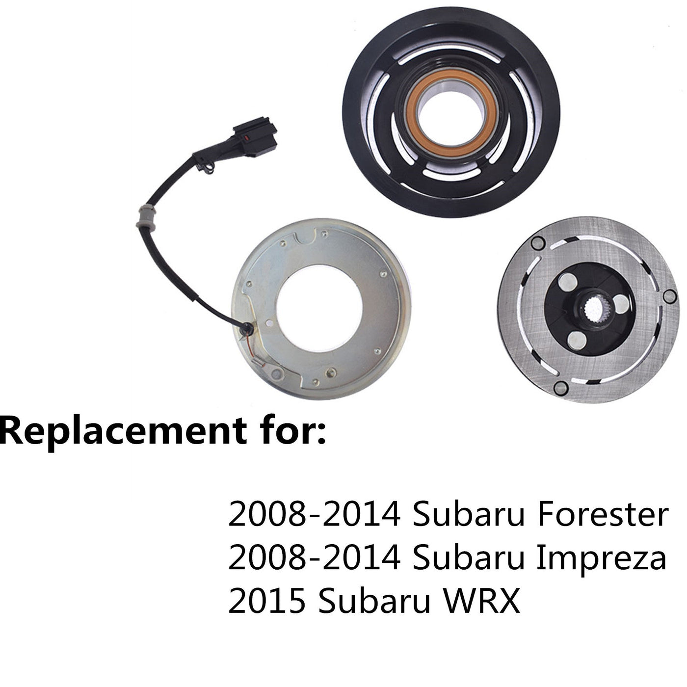 A/C Compressor Clutch Fit For 2008-2014 Subaru Forester 2.0L 2.5L Fast Shipping