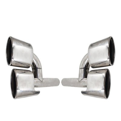 AMG Style Exhaust Muffler Pipe Tip For Mercedes-Benz C-Class W204 C300 C350 C63