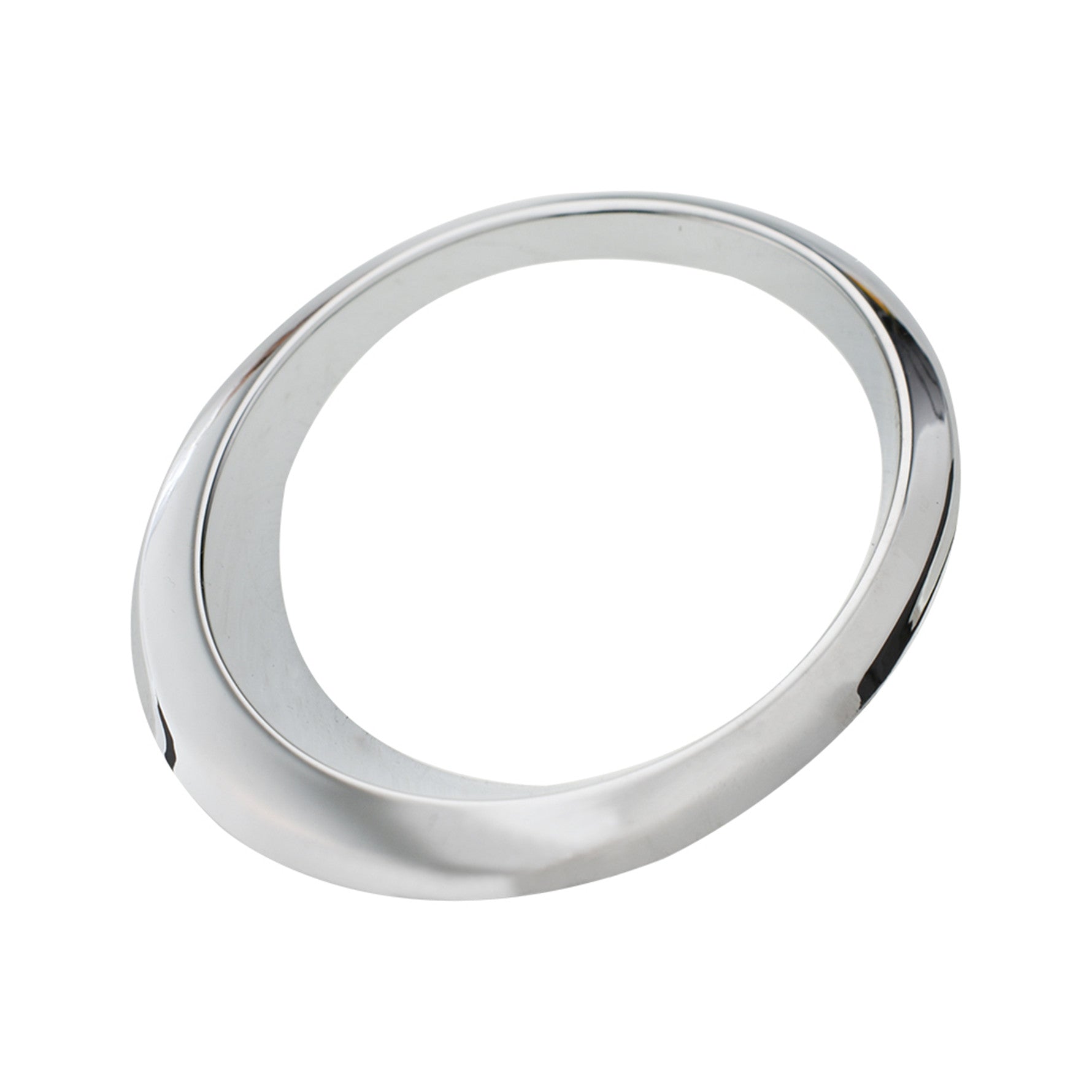 Chrome LH/RH Fog Light Cover Bezel Trim Ring For Ford Fusion Mondeo 2013-2016