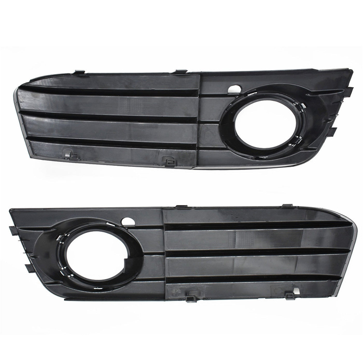New Pair Front Bumper Fog Light Grille Grill Cover For Audi A4 B8 A4L 2009-2012