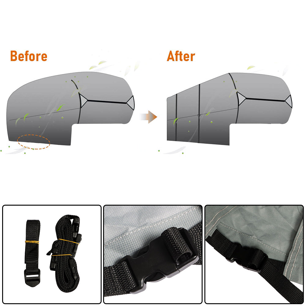 Non-Woven Fabric Travel Trailer RV Cover Waterproof Anti-UV For Camper 26'-29'