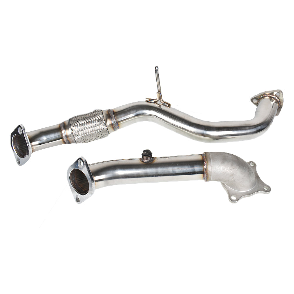 Exhaust Downpipe Down+Front Pipe Fit for 16-20 Honda Civic 1.5T Turbo EX/SI/LX